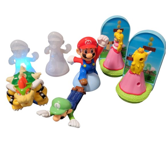 Super Mario Luigi Princess Browser 5-7 Years Mini Figure‎ Toys Set Of 7 - Picture 4 of 8